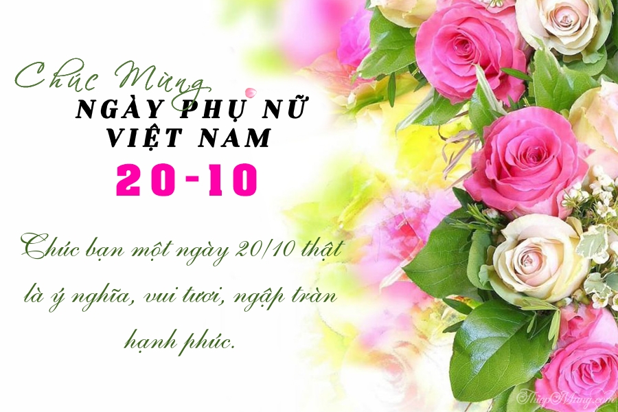 Hoa 20/10 Phụ nữ Việt Nam